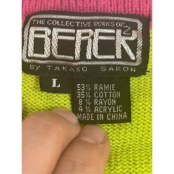 The Collective Works of Berek 2 by Takako Sakon Women’s large cardigan golfers - Picture 5 of 8